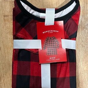 Wondershop Kids' Red and Black Checkered Sleepwear